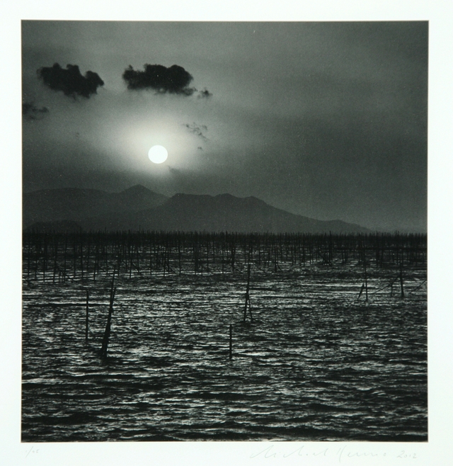 Sunset over Seaweed Farm 신안군 압해도