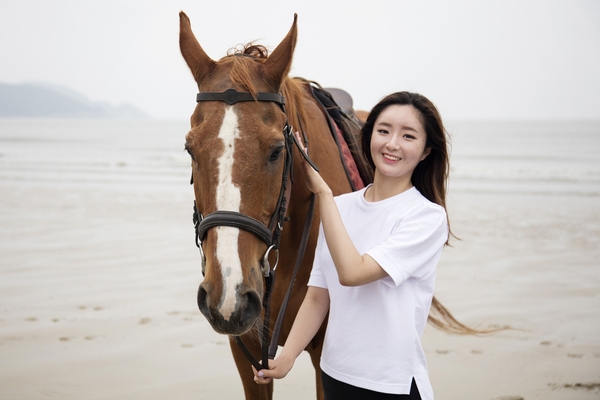 2018 광주 호남 미스 인터콘티넨탈 팸투어 대광해변승마체험 2