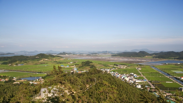 상정봉에서본증도 3