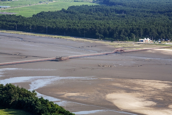 상정봉에서본증도 4