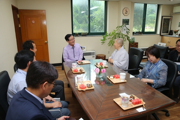 2018.07.05 신안군 노인전문요양원 격려방문 1