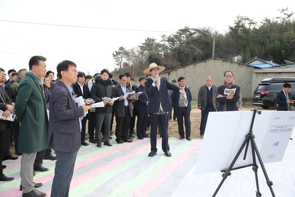 2019.12.16 압해 대천저류지 주변 조경식재 공간 조성사업 현장방문 2