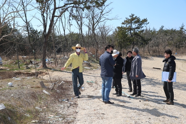 2020.03.05 압해읍 신장선착장애서 군청까지 방조제 현장점검 4