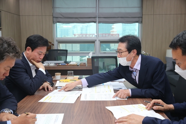 2020.07.06 송갑석 국회의원 면담 1