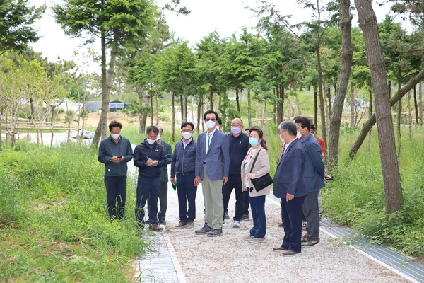 2021.05.26 비금면 해당화 공원관리사무실 및 해당화공원 현장방문 3