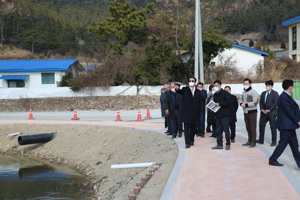 2022.02.04 비금면,죽치마을 수변공원 현장방문 3