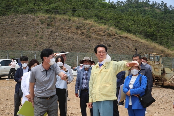 2022.06.16 도초면 저수지 공사현장방문 2