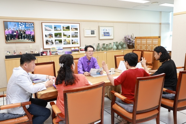 2023. 08. 17   군수님실-가고싶은섬 고이도 기본계획 용역보고 2