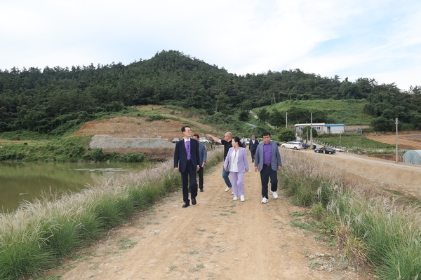 2023. 09. 23   지도읍-장동저수지 라일락공원 현장방문 1