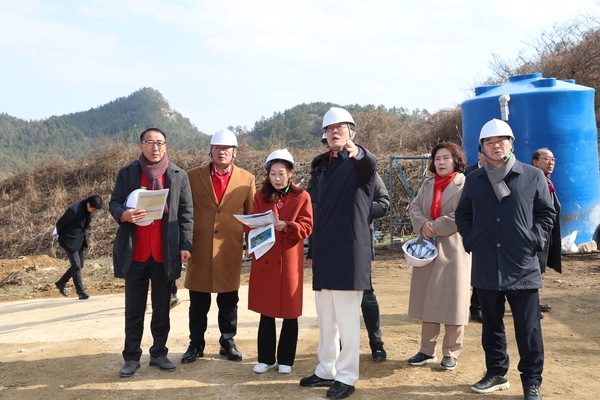 2024. 01. 29    임자면 하우리 노인요양시설 건설현장 점검 2