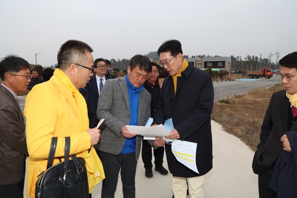 2024. 03. 04   도초초등학교 신축부지 현장점검 1