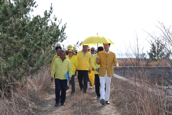 2024. 03. 14   지도읍  선도 임도조성 현장 점검 2