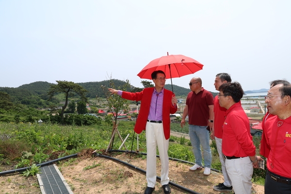 2024.05.25_임자면 이흑암리 조희룡적거지 홍매화 식재 현장점검 3