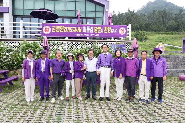 2024.07.12_안좌면 주요사업장 방문(김동연 경기도지사 퍼플섬 방문) 6