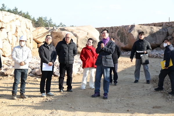 2024.12.24_ 암태면 암석정원 현장점검 1