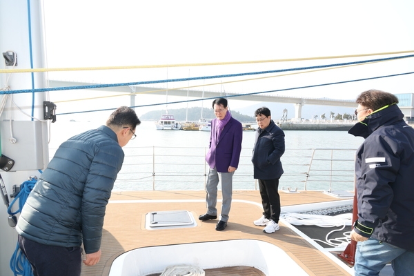2025.01.23_ 암태면 오도항 요트계류장 방문 2
