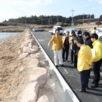 2025.02.17_ 팔금면 주요사업장 방문(구 팔금중학교 세대 어울림 복합 커뮤...