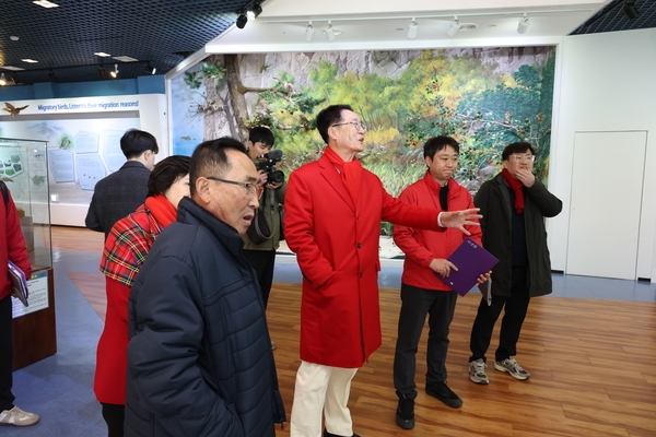 2025.02.26_ 흑산면 주요사업장 방문(철새박물관) 1