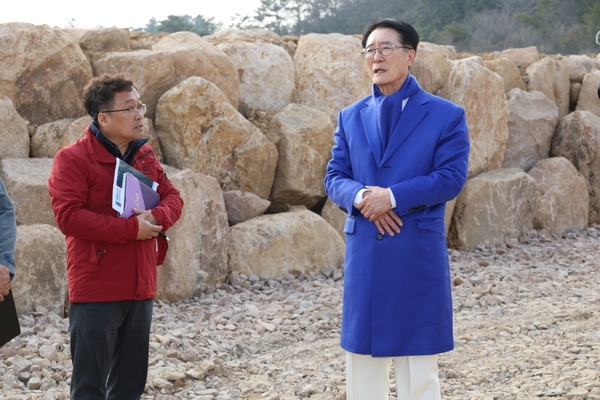 2025.03.10_ 암태면 암석정원 현장점검 3