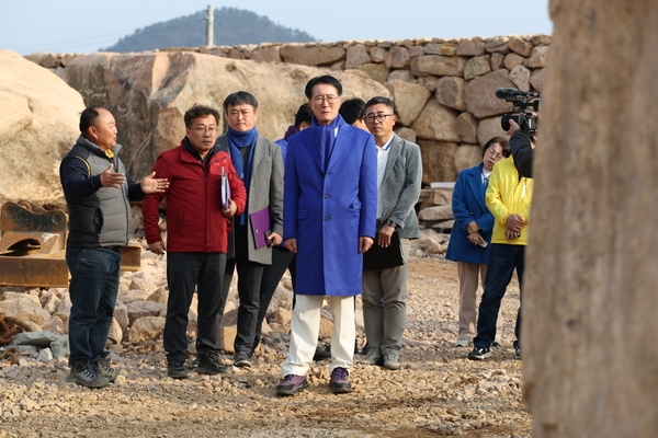 2025.03.10_ 암태면 암석정원 현장점검 1