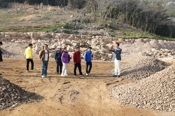 2025.03.21_ 암태면 암석정원 현장점검 1