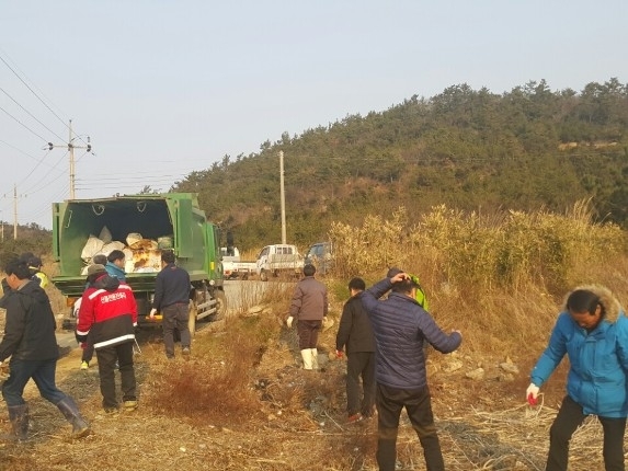 장산면 “대청소의 날” 지정 운영..