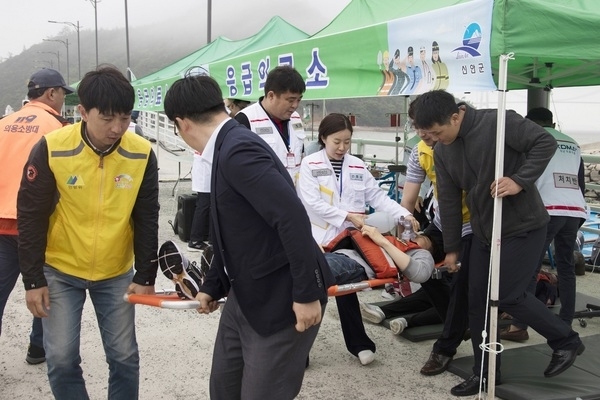 신안군, 2018년 해양선박사고 대응 안전한국훈련 실시1