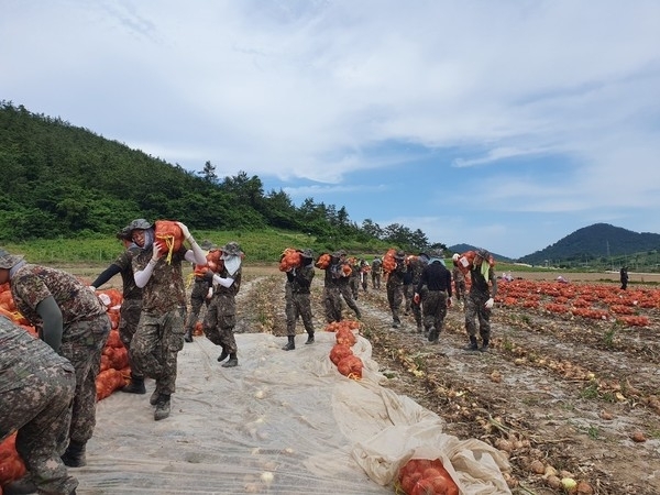 신안군, 장마철 대비 긴급 일손돕기 실시1