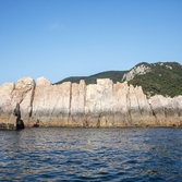 홍도 병풍바위