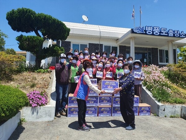 신안군생활개선회 코로나19 예방 생활속 실천 앞장 서!..