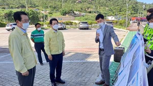 김영록 도지사, 신안군 제 8호 태풍「바비」대처 상황 현장점검 1