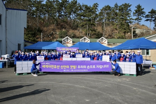 신안군 도초면여성단체회, 사랑의 김장 나누기 행사..