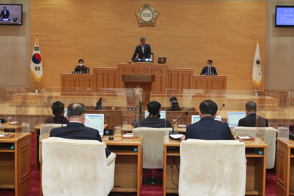 신안군의회 제309회 임시회 폐회..