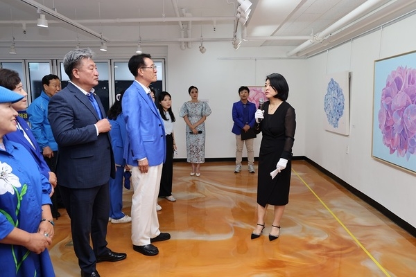 2024 섬 수국축제 연계 전시 안해경 초대전  20일 개막..