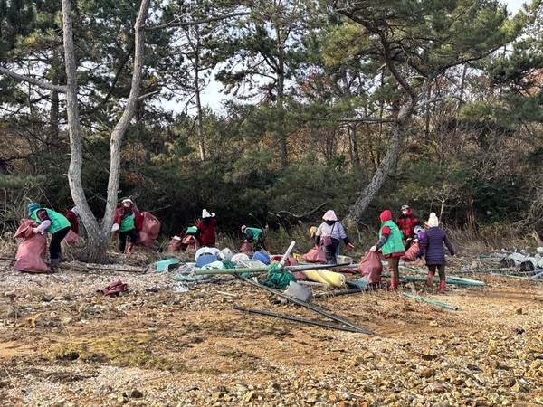 장산면, 설 명절 대비 정화 활동으로 깨끗한 환경 조성  1의 이미지 확대 보기