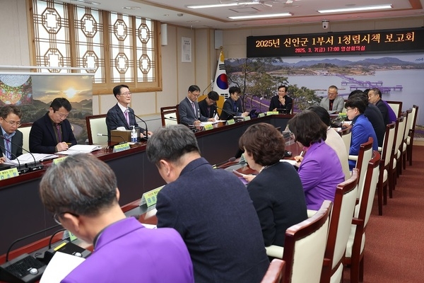 신안군 ‘1부서 1청렴시책’보고회 개최 1의 이미지 확대 보기